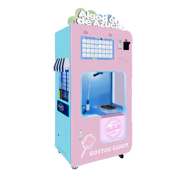 automatic cotton candy vending machine/cotton candy machine