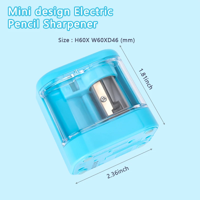 High quality office supplier pencil sharpener electric pencil sharpener for school pencil sharpener plastic