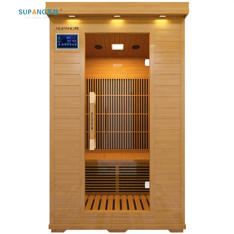 Hemlock Wood Far Infrared Sauna Room Hotsale Dry Sauna With Massage Sauna Room