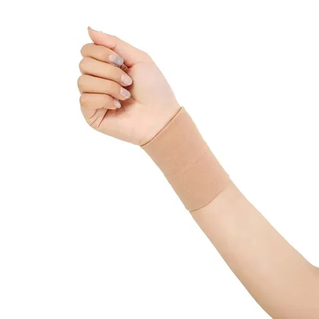 Elastic Fitness Athletic Seamless Cross Border Sports Nylon Knitting Compression Wrist Guard Sweat-Absorbing Wristbands