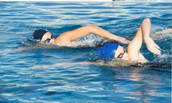 Custom Logo Women Mens 100% Silicone Large 3D Dome Swim Hat Bulk College Arena Kids Adult Swimming Head Cap