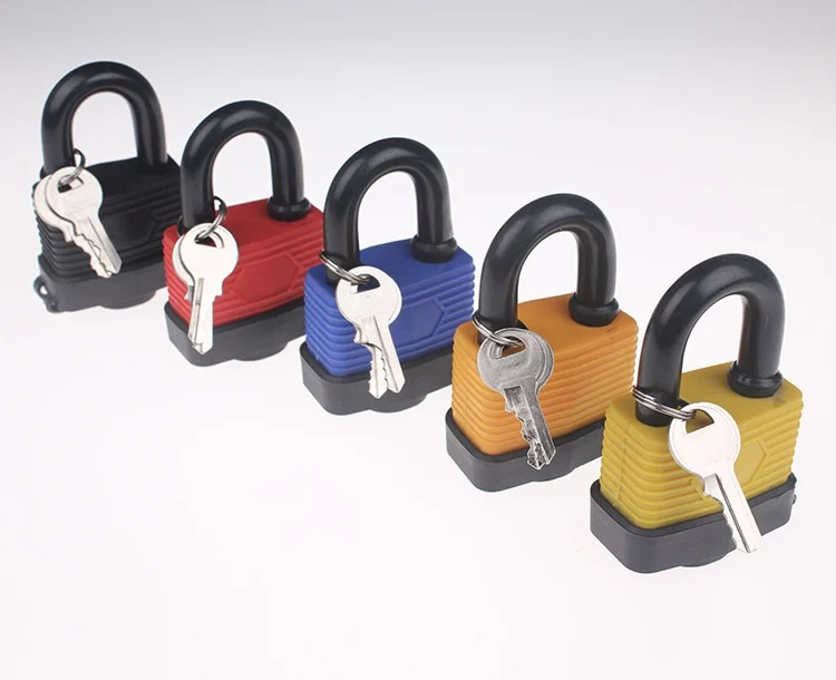 High quality durable padlock indoor outdoor waterproof lock with cover suitable for warehouse bedroom