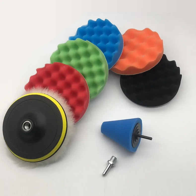 
Hot Sale 6 Inch foam car polish pads kits car buffing and polishing pad 9 pack 
