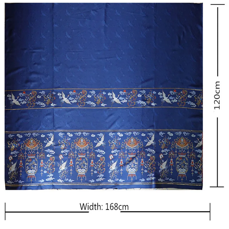 Amazing Shiny China Factory  Embroidery Jacquard Lurex Gold Brocade Fabric for Lady Men Cheongsam