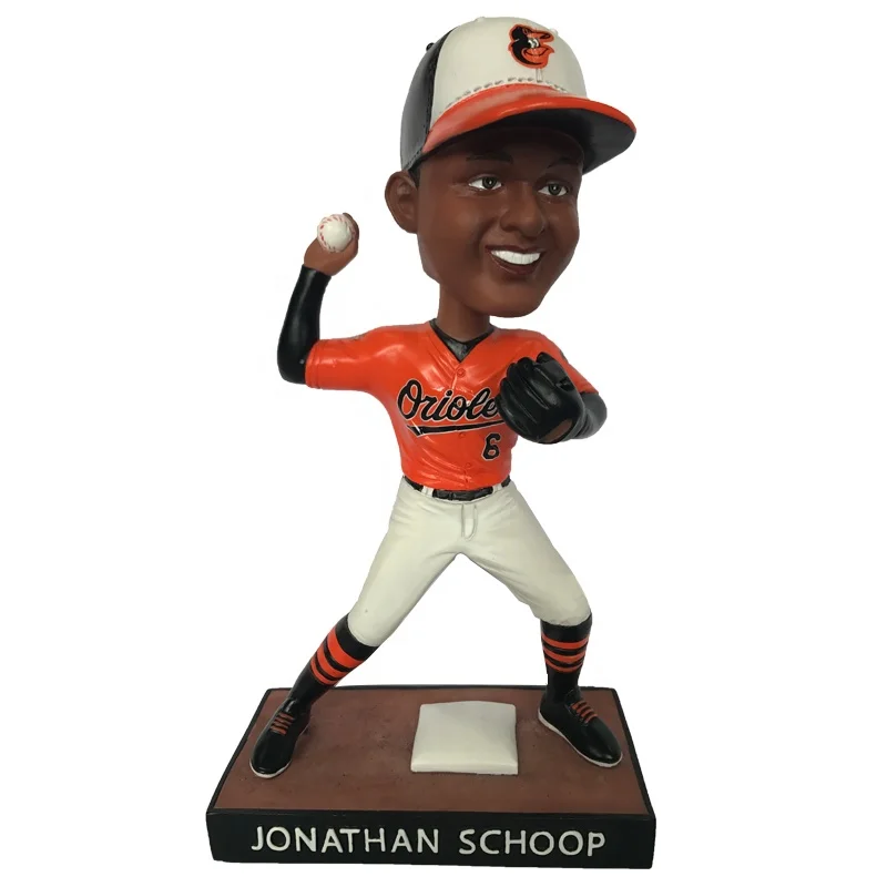 Custom Baseball 7 inches Bobblehead Figurine Personalized Eye/Hair/Skin Color Bobbleheads for collectables