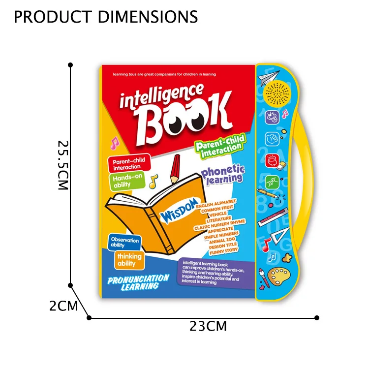 Click And Read Educational Toy Intelligence Baby Electric Book For Learning