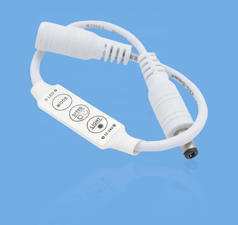 Mini USB LED Controller Dimmer 3key Remote Control for USB LED String and Single Color LED Strip