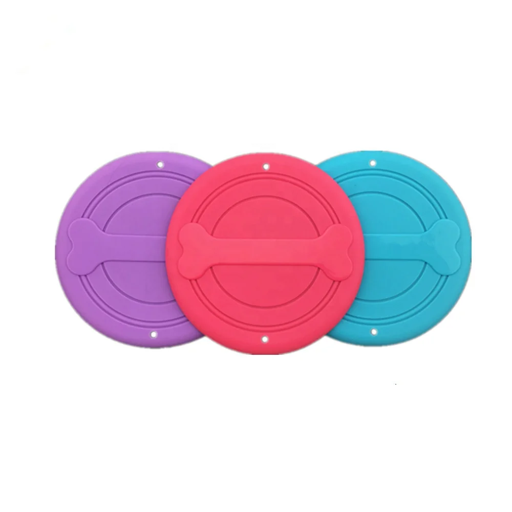 Многофункциональный дешевый новый летающий диск прочный экологически чистый полевой для собак