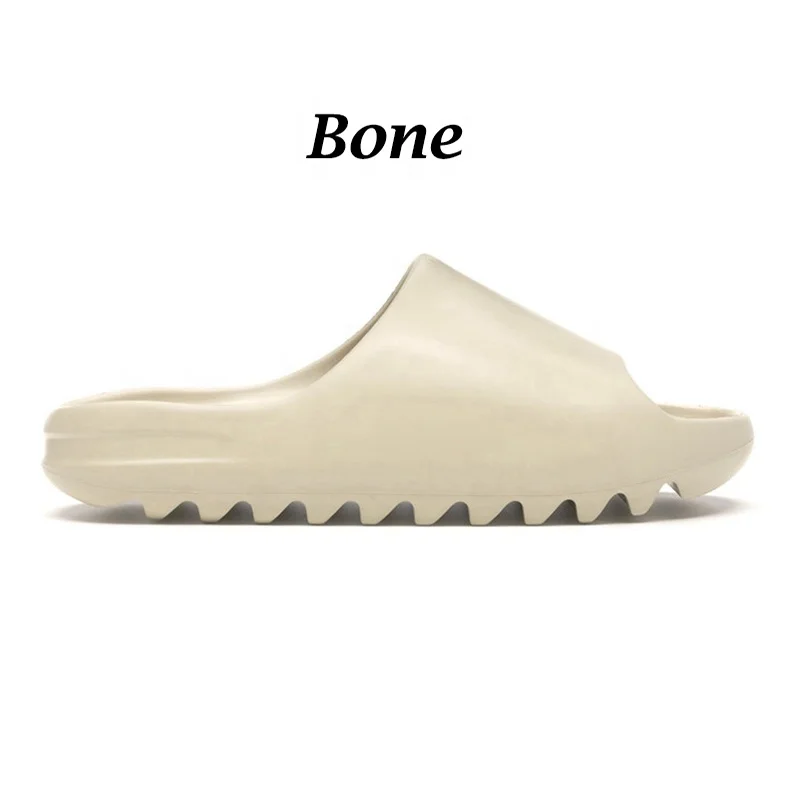  Новинка 2021 г. kanye west Yeezy sliдесandal унисекс коричневые плоские комнатные пляжные мужские и женские тапочки пенопластовый бегун MXT Moon