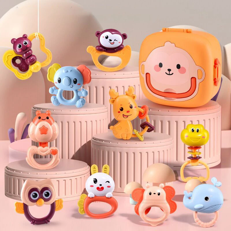 Baby Teether Free Sample 2022 Hot Sale Bpa Free Leaf Sun Bear Star infant Teething Chew Toys Food Grade Silicone Teethers