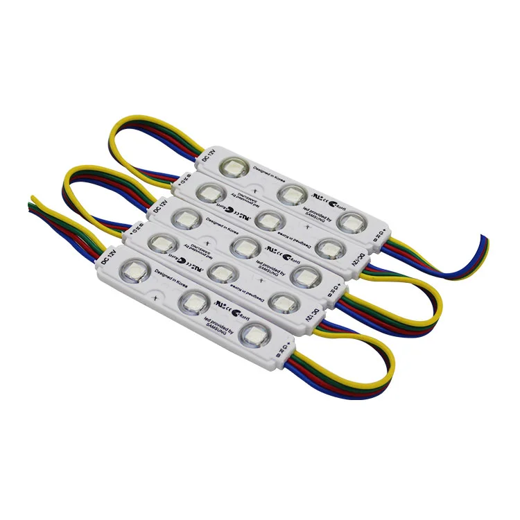 Brightness 4 In 1 Adjustable Ip65 Waterproof 12v Display Rgbw Smd 5050 Led Module Lights For Advertising