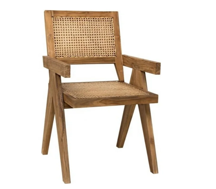 
restaurant furniture wooden dining chair natural rattan chair 2020 new design  (1600113848142)