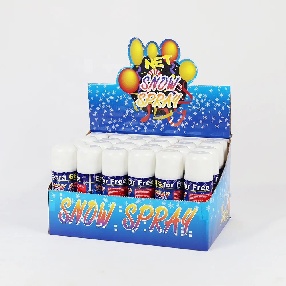 OEM Snow Spray Foam Flammable Environment Protection Gas Ce Melt Snow Spray Flake With ISO9001 Approved