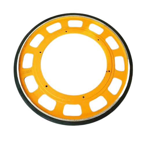 587*30*330mm 10/12 Hole Escalator Drive Friction Wheel in Rubber