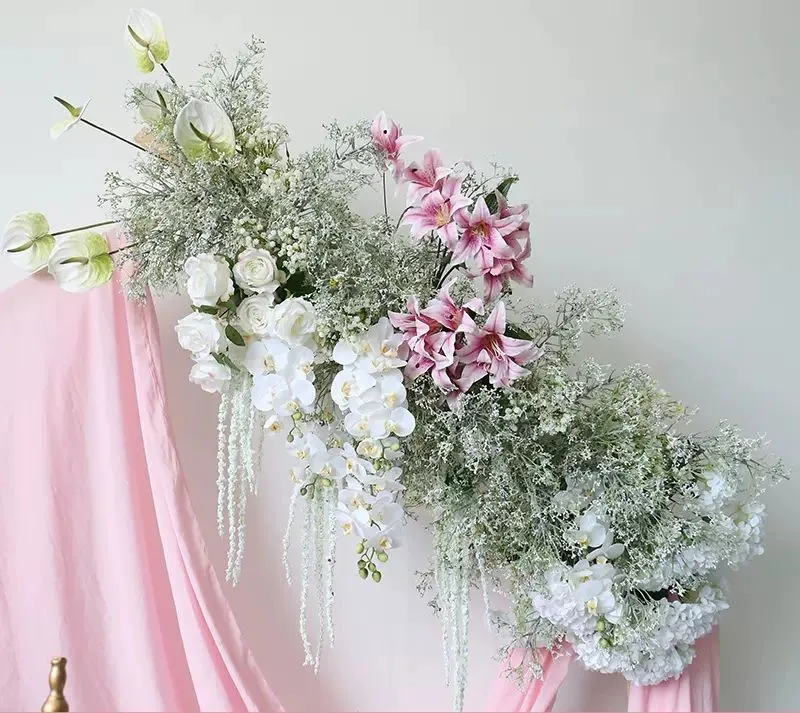 Artificial Floral Centerpieces Peonies Artificial Wedding Flowers Artificial Decoration Flowers Arrangements Floral Swag Silk