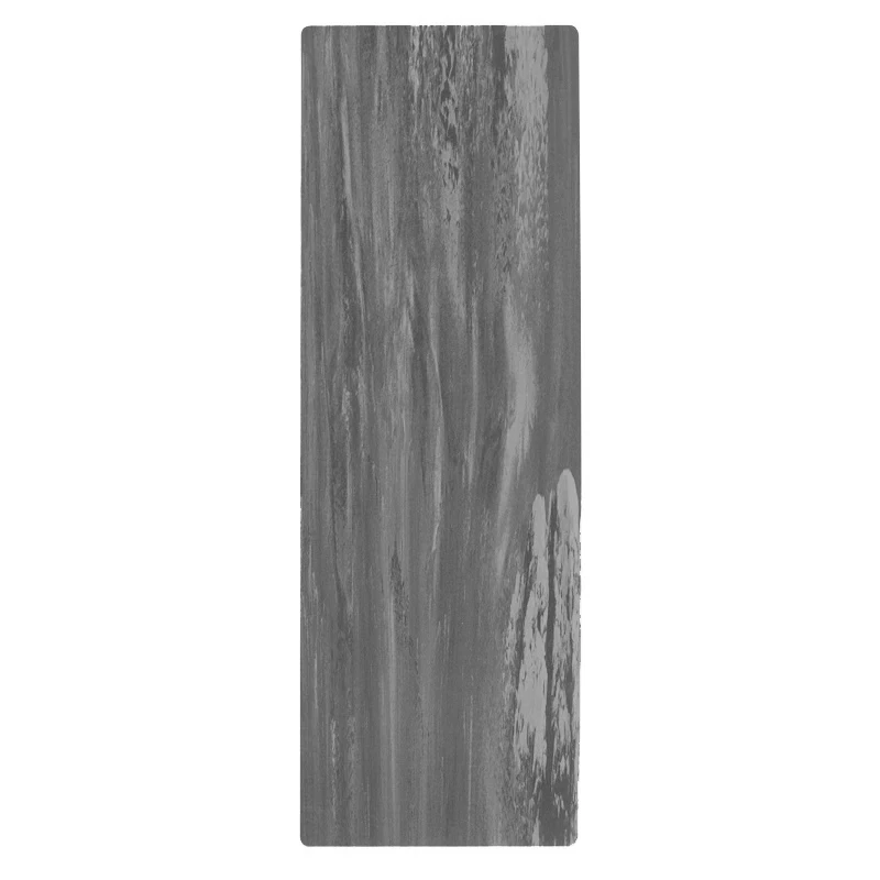 Пользовательские природные органические Нескользящие тренажерный зал Кроссфит черный персонализированный Коврик для йоги из переработанной резины изготовленный на заказ Печать премиум-класса