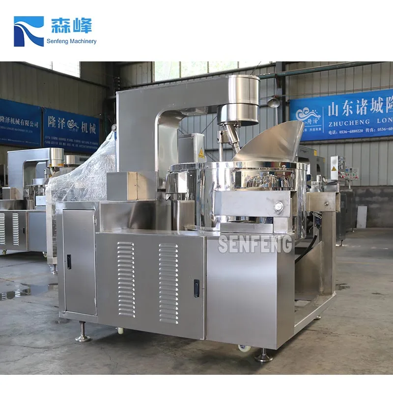 Automatic Caramel Sauce Making Machine Hot Sauce Making Machine Curry Paste Making Equipment For Making Sauces