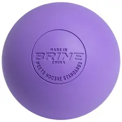 Custom Ice Hockey Team Logo Ball print logo solid rubber bouncy lacrosse sports ball