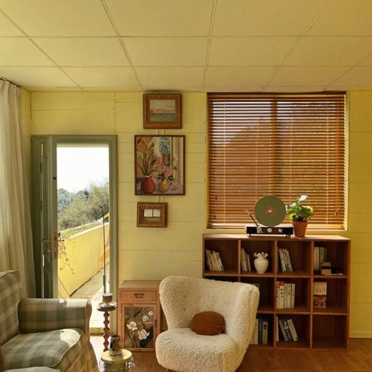 Chinese manufacturer 50mm basswood wood shutter slats wooden venetian blinds mechanism in blinds,shades&shutter