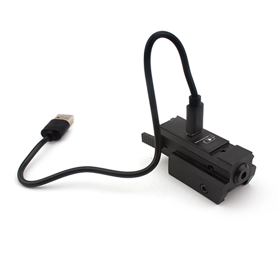 Ультракомпактный Красный лазерный прицел SYQT зарядка от USB длительный срок службы батареи тактический