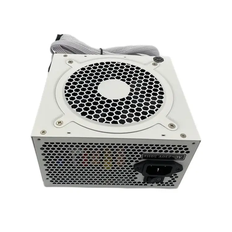 White Power Supply 12CM Fan 700W 80plus Bronze ATX Power Supply Flat Cables Psu For desktop computer