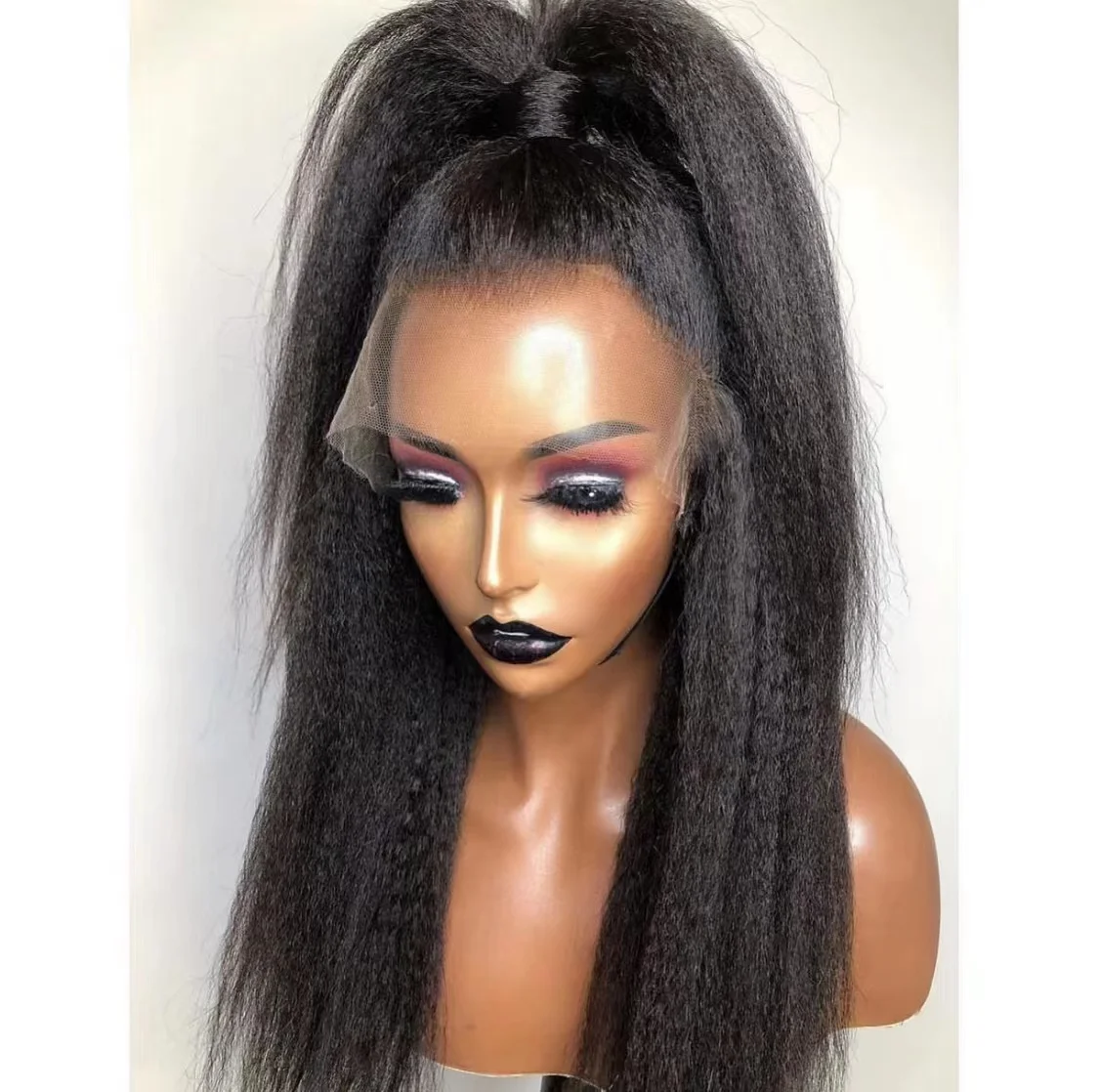 SAMPLE hight quality cuticle aligned hair mink brazilian wholesale blonde lace wigs human hair