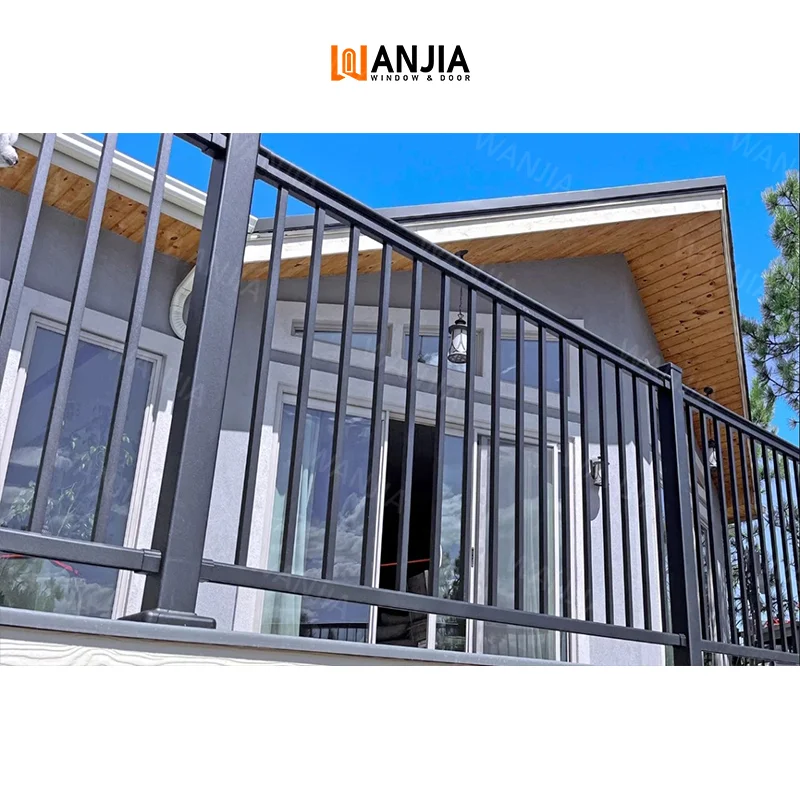 ODM/OEM Customized Wholesale Aluminum Handrail Railing Exterior Outdoor Aluminum Stair Railing