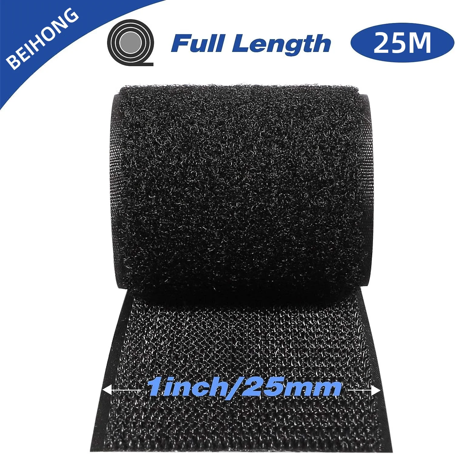 2mm x 8 mMultipurpose Velcroes Customized White Hook and Loop Tape Sticky Back Self Adhesive Hook & Loop Nylon Tape