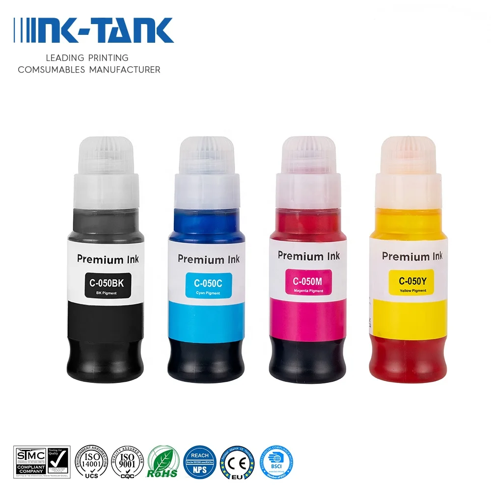 Резервуар для чернил PFI050 PFI-050 PFI 050 Премиум совместимый Цвет Бутылка на водной основе заправка пигментных TC-20 TC-20M принтера Canon