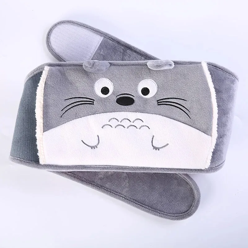 hot water bottle waist belt with fleece cover for adult