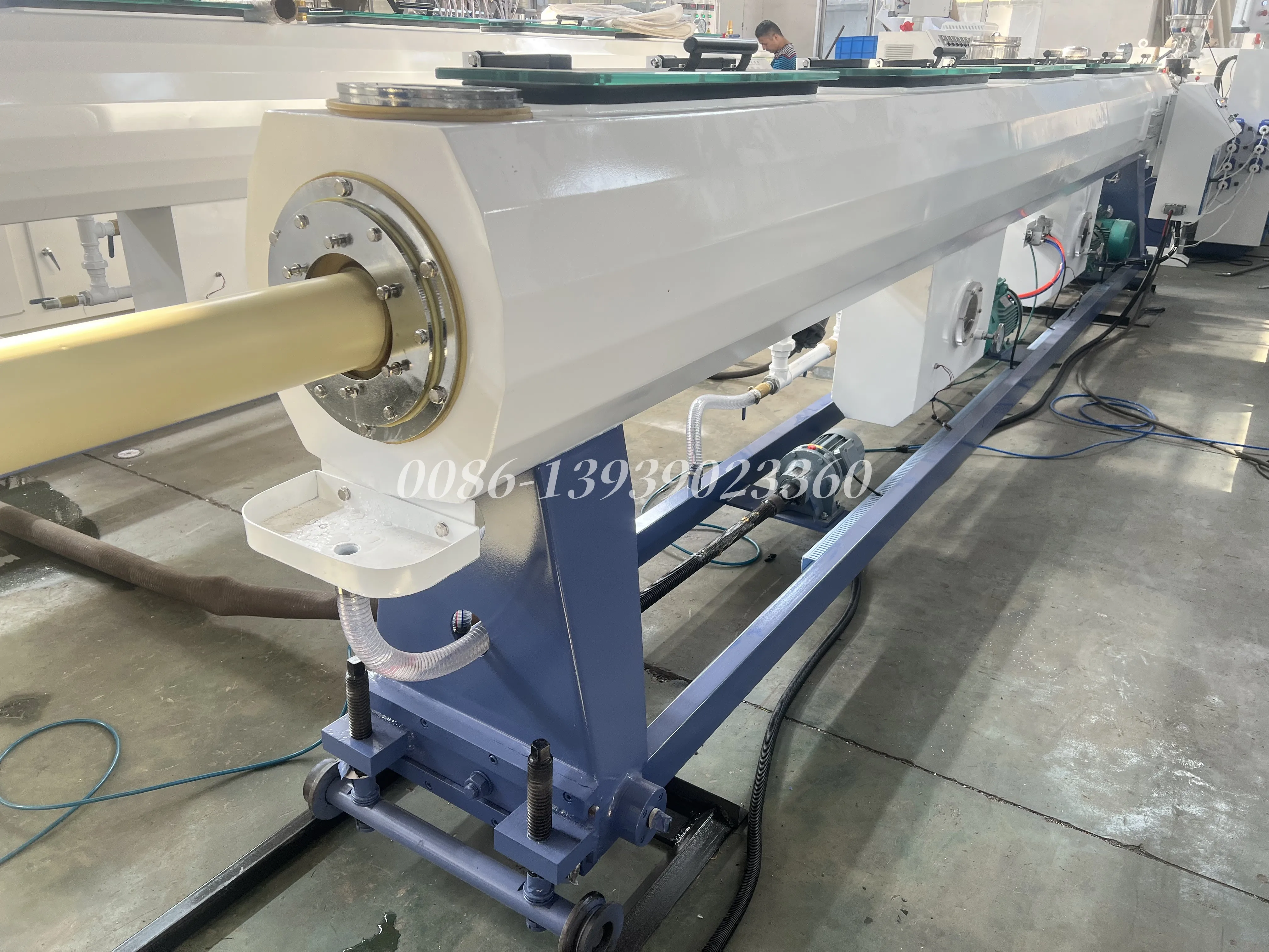 20m-110mm pvc pipe making machine/16-63mm plastic pipe extrusion production line/pvc tube machine