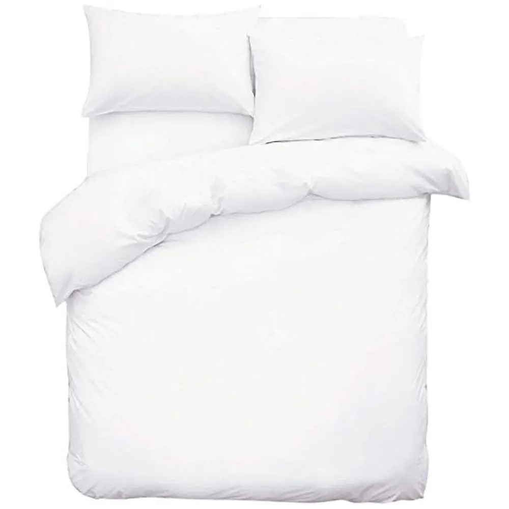 Manufacturers Bulk Super Soft White Bamboo Cotton Luxury Hospitality King Size Bed Sheet sets