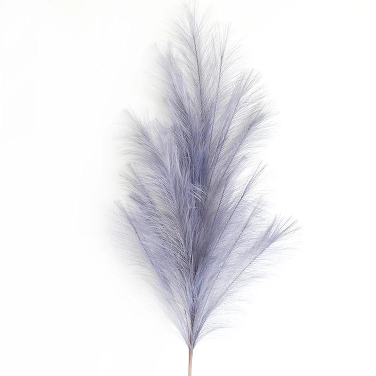 Amazon hot sell customized decorative flowers 44 inch faux artificial plants decoration pampas grass