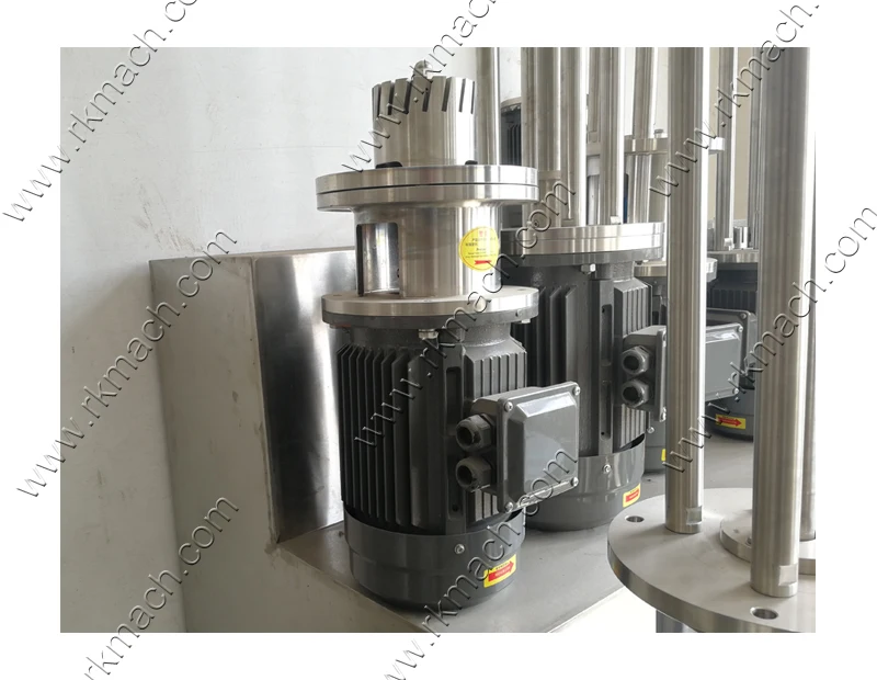 22kw High shear emulsifying dispersing mixer for lotion toner detergent liquid soap mixing tank bottom emulsifier