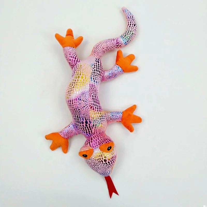Горячая распродажа высокое качество Gecko Ящерица визгливый плюшевый жевательные игрушки для собак