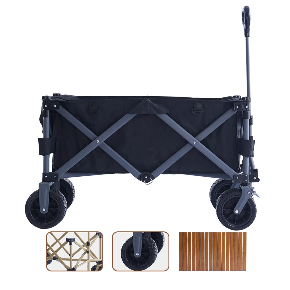 High quality collapsible folding wagon folding wagon collapsible utility car