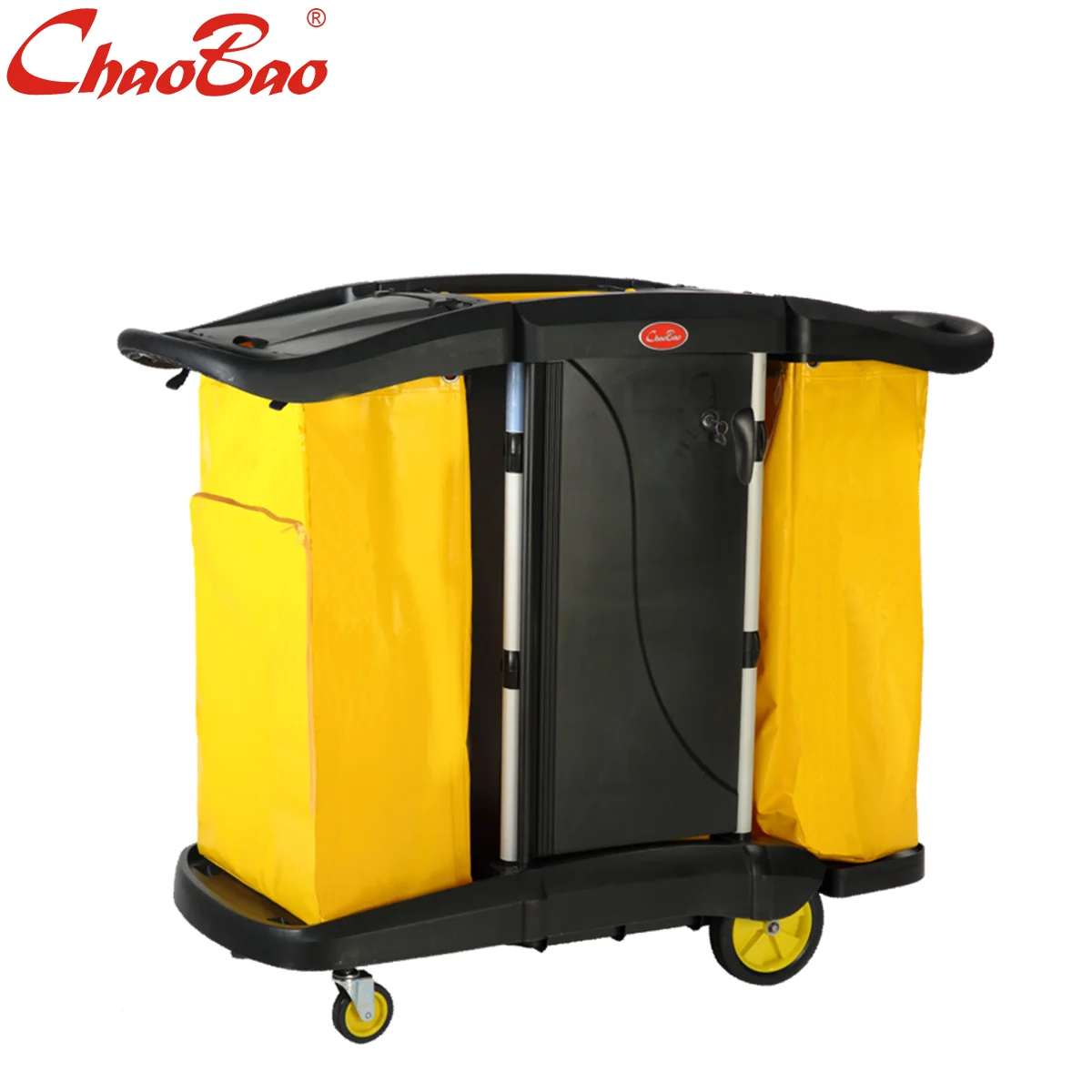  CHAOBAO D-011-2B многофункциональная Тележка для уборки ресторанов и отелей с крышкой тележка обслуживания инструментов