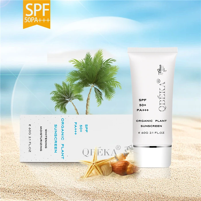 Wholesale SPF 50 Organic Sunscreen,Sunscreen Protector Solar, Organic Sunblock Cream Product for Face and Body
