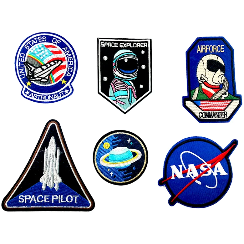 Factory Price Custom Design NASA Space Shuttle Challenger Mission Patch for Hat and Clothing
