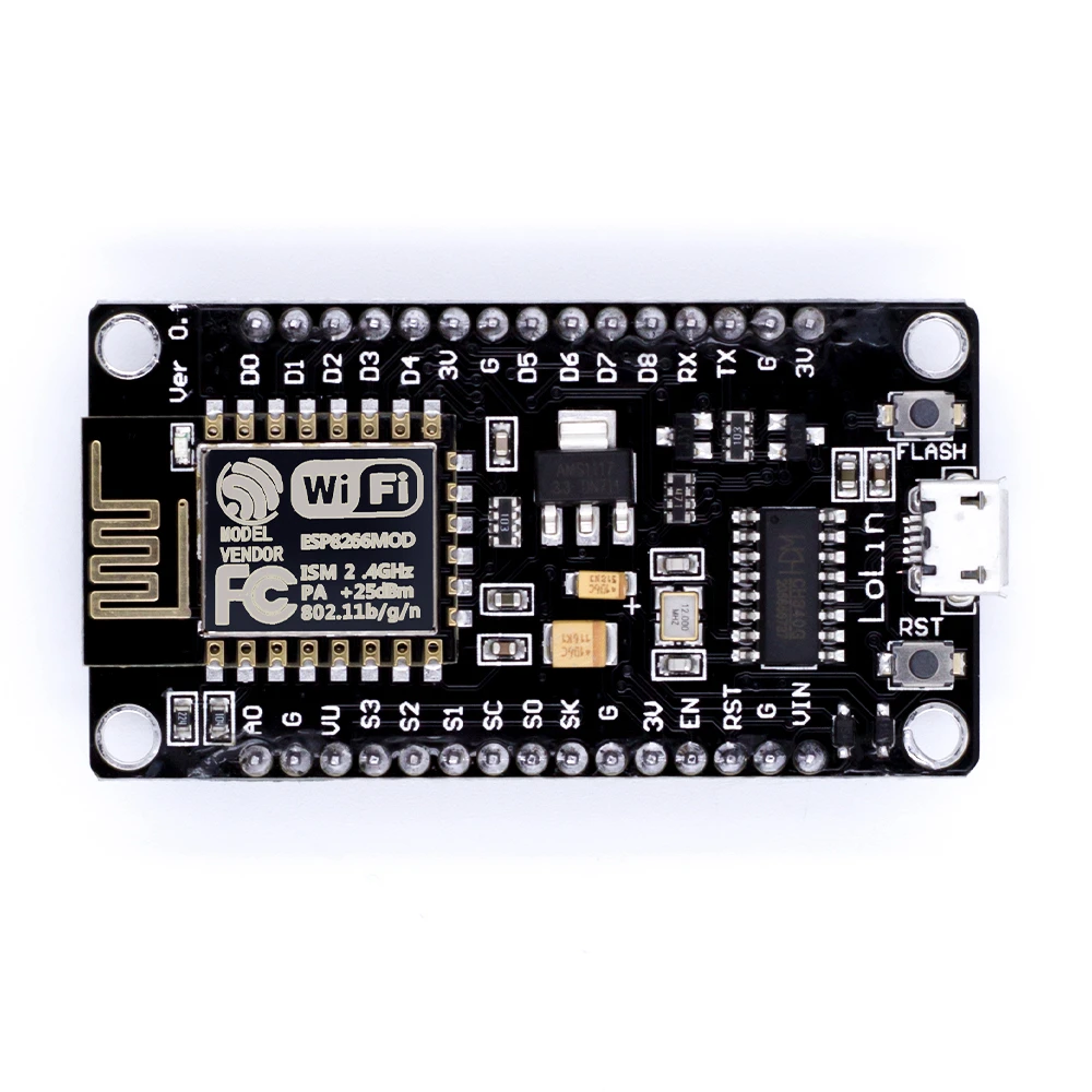 NodeMcu v3 Lua WIFI Internet of Things development board ESP8266 V3 with pcb Antenna usb port ESP-12F CH340 WIFI module