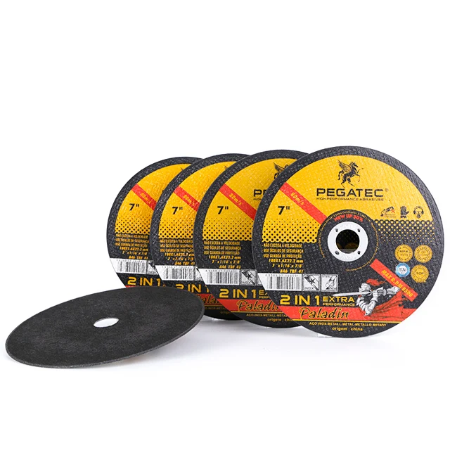 7inch steel cutting disco de corte cut off wheel for stainless pegatec