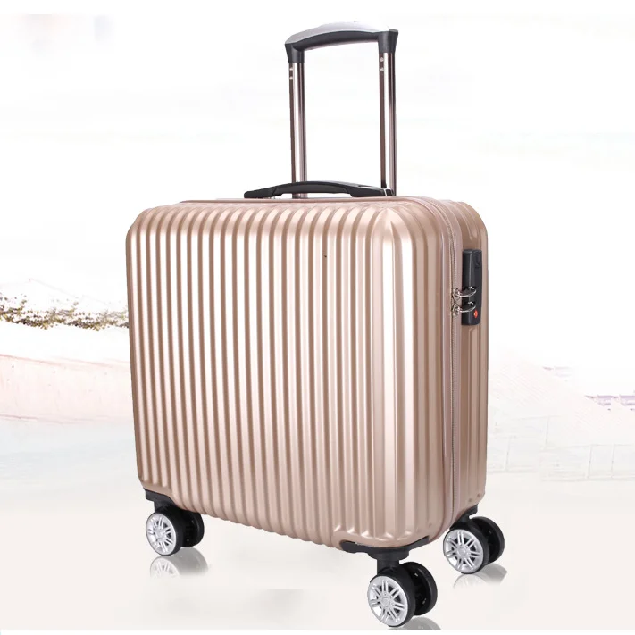 Оптовая продажа, миниатюрный чемодан для легкой поездки, чемодан на колесиках, сумка для багажа
