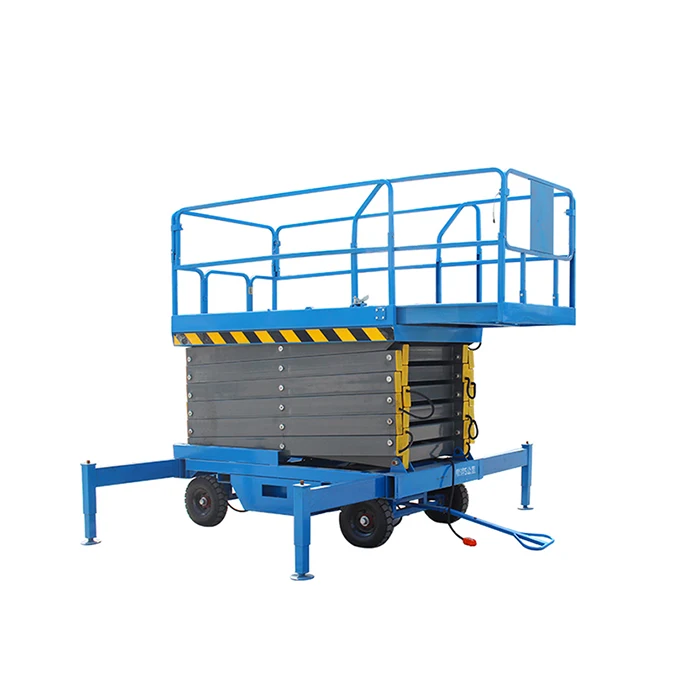 Wholesale High Quality Mobile Scissor Lift 500kg Movable Hydraulic Electric Scissor Lift