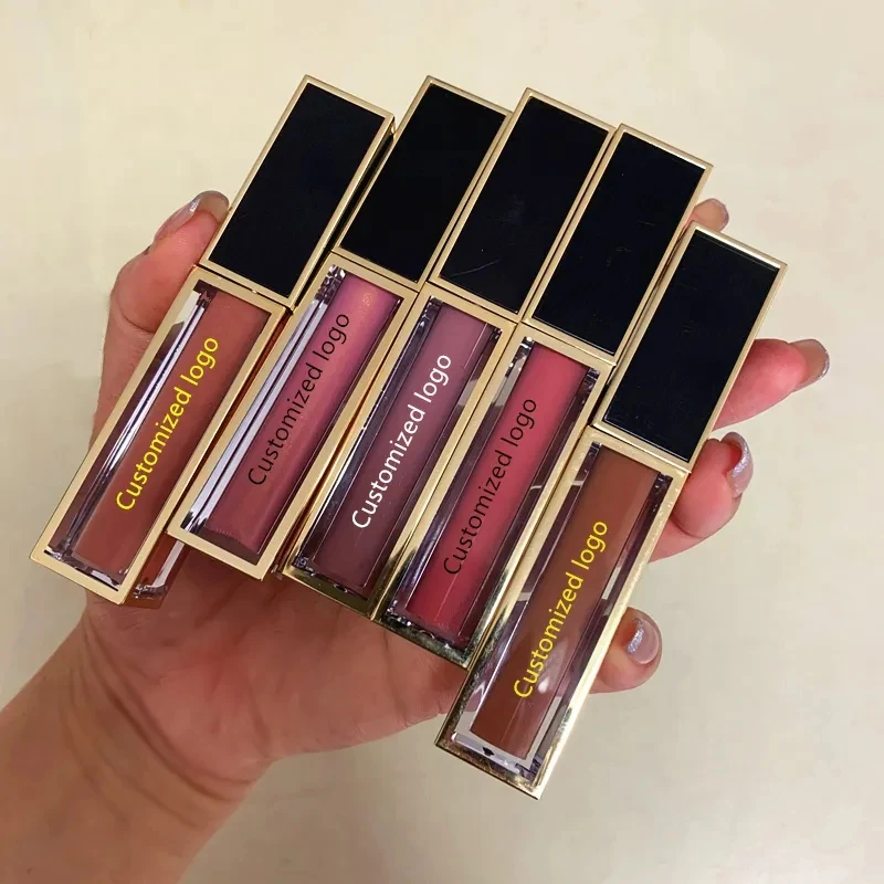 Customized lipstick waterproof long lasting private label matte liquid lipstick
