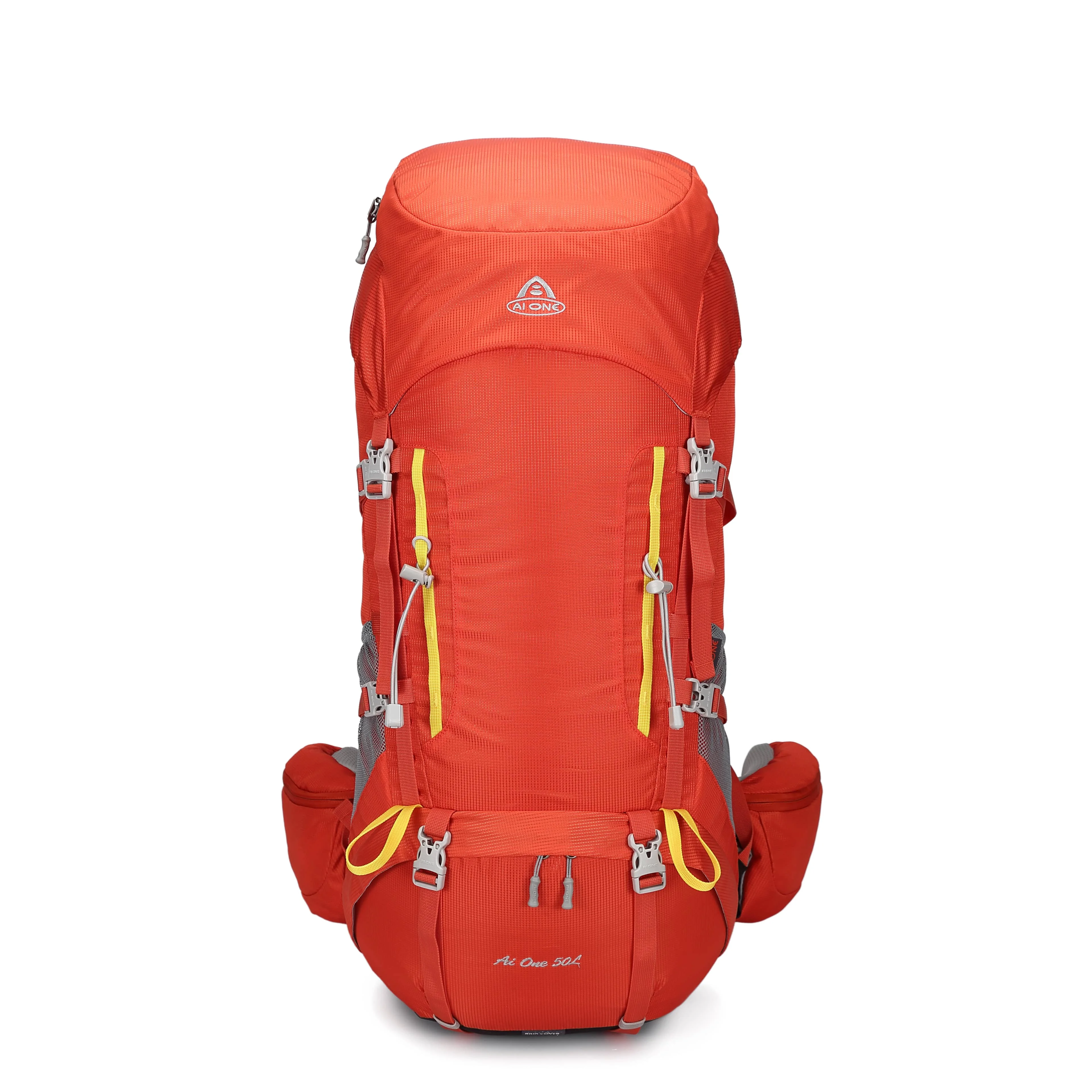 Aione 50L Hiking Backpack, Water Resistant Lightweight Outdoor Sport Daypack Travel Bag for Camping Climbing Touring