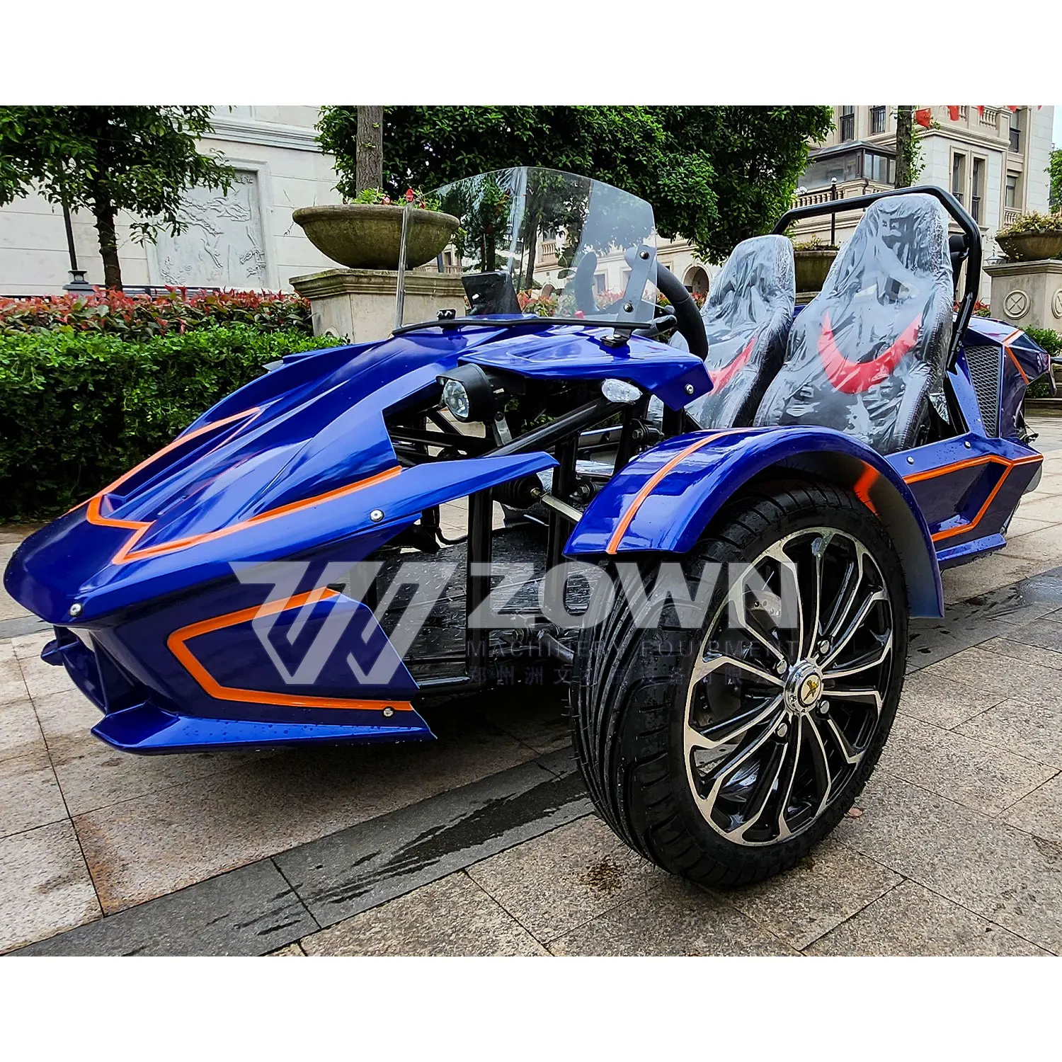 Индивидуальная Настройка 350cc китайский Реверсивный трехколесный велосипед трансформируемый суперкар ztr trike roadster 250cc винтажный автомобиль
