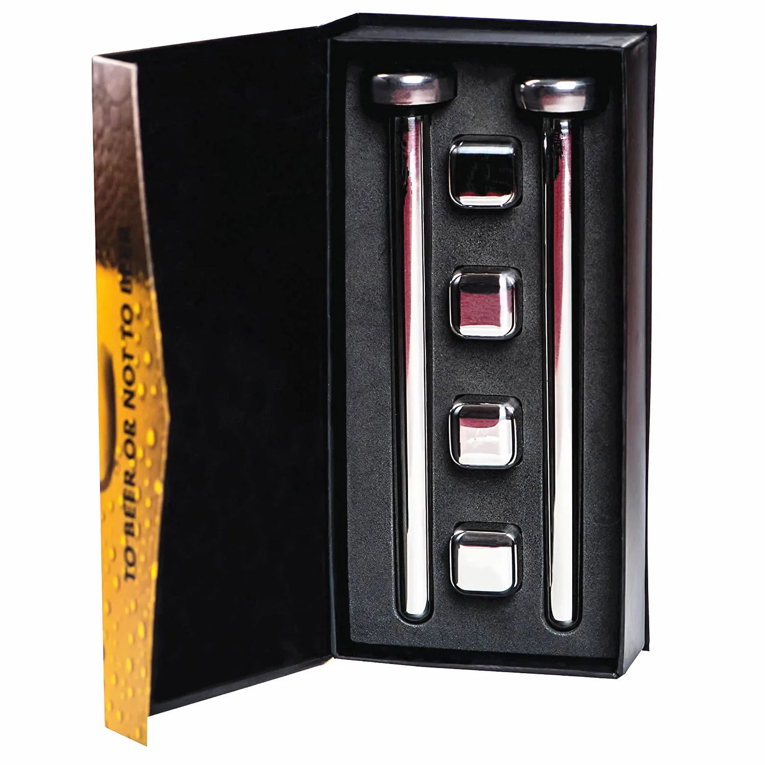 
Лидер продаж Amazon, подарочный набор из 4 серебряных камней для виски из нержавеющей стали 