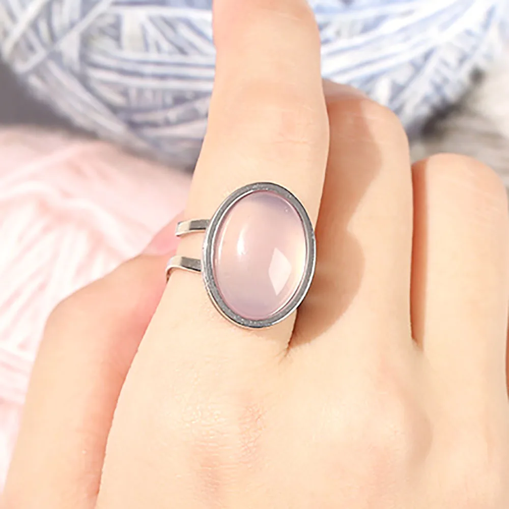 Wholesale high quality natural crystal rings diamond rings crystal jewelry for gifts