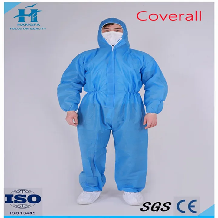 Disposable Coverall overalls Jumpsuit for Full Body Protection with Manufacturer Price work wear suit