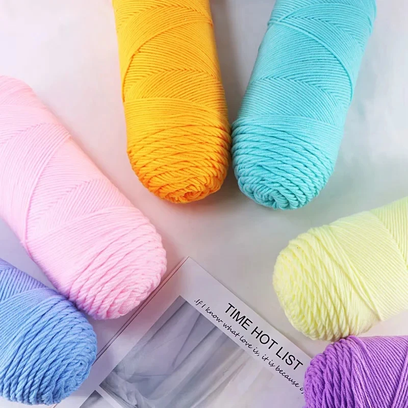 5mm Thickness For Hand Knitting And Crochet Velvet Yarn 100% Polyester Chenille Yarn